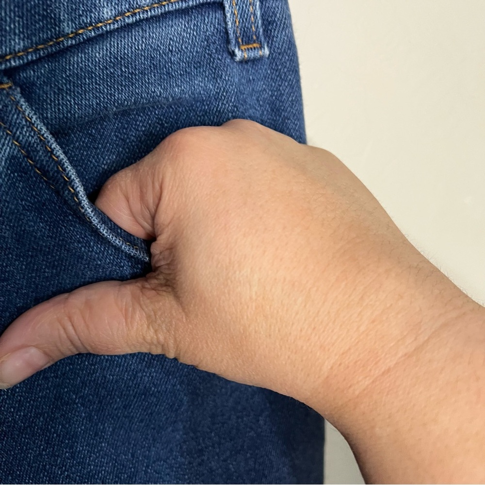 Levi's Vintage 90’s Action Orange Tab High Rise Crop Straight Denim Jeans‎ - Picture 5 of 12